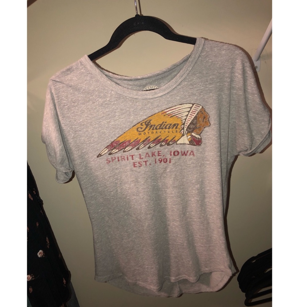 LUCKY BRAND Indian Motorcycle Graphic Tee